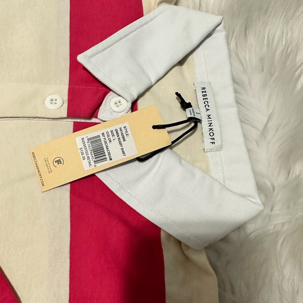 - NWT-Rebecca Minkoff
Gwen Rugby Shirt - Picture 7 of 10